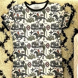 Crazy Train western graphic tee